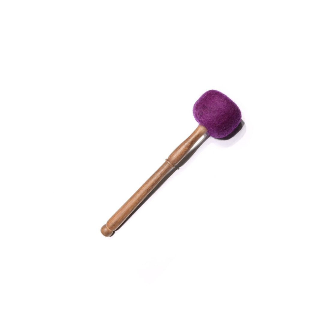 Purple Wood Striker Mallet For Singing Bowls And Gongs Healing Moments