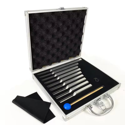 Solfeggio Frequency Tuning Fork 9 Set for Healing Therapies Healing Moments