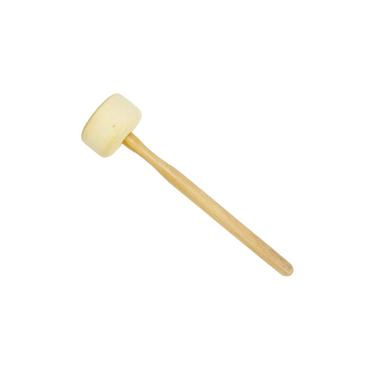 White Wood Striker Mallet for Singing Bowls Healing Moments