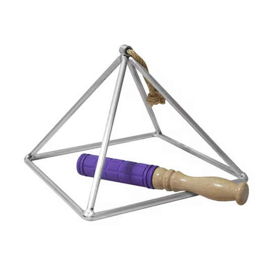 10 Inches Aluminum Pyramid for Sound Healing - Enhance Your Wellness Journey Healing Moments