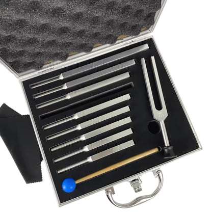 Solfeggio Frequency Tuning Fork 9 Set for Healing Therapies Healing Moments