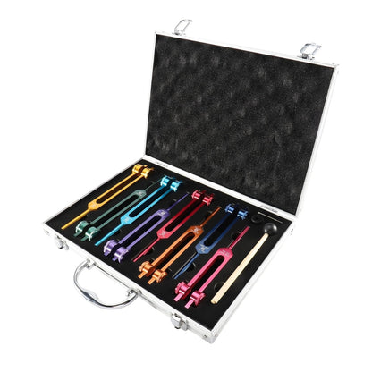 7 Chakras Weighted Tuning Forks set for Healing Treatments Healing Moments