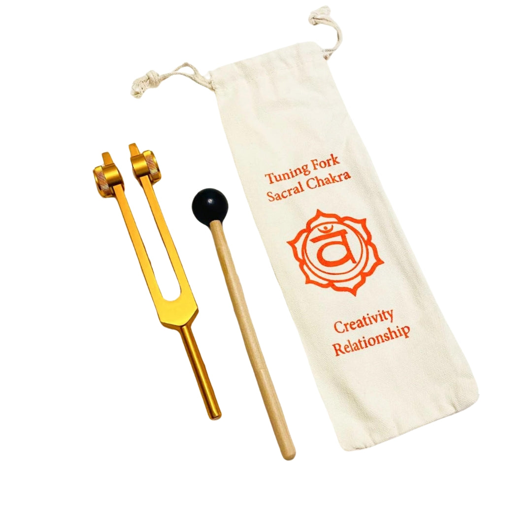 7 Chakras Weighted Tuning Forks Set Coloured Healing Moments