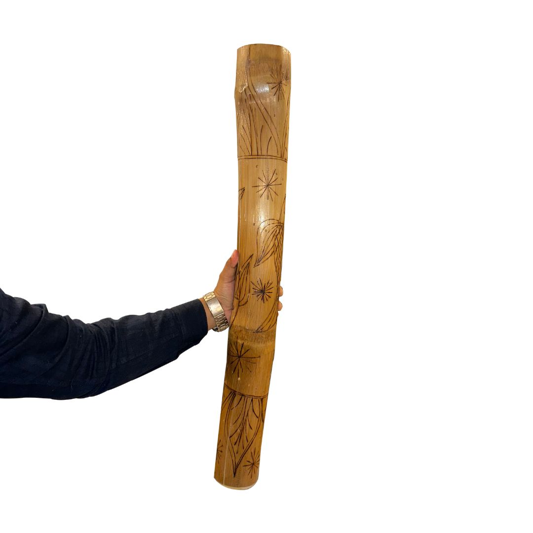 Handmade Rain Stick for Sound Healing & Meditation, Solid Bamboo Design Healing Moments