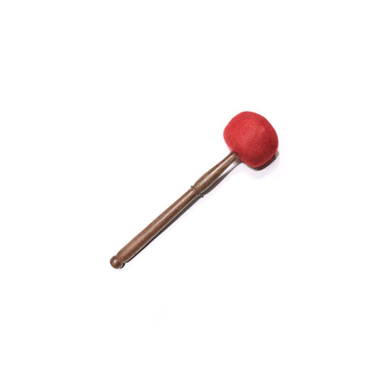 Red Wood Striker Mallet For Singing Bowls And Gongs Healing Moments