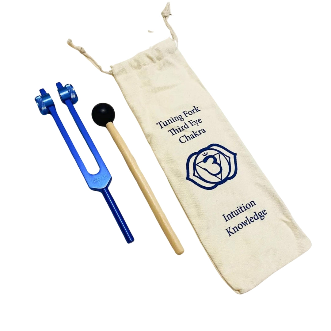 7 Chakras Weighted Tuning Forks Set Coloured Healing Moments