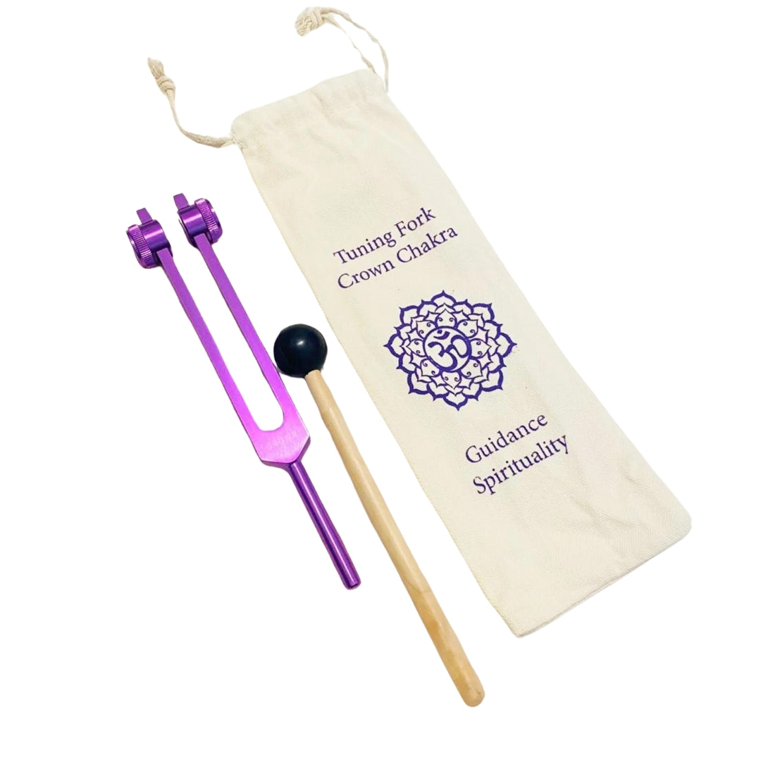 7 Chakras Weighted Tuning Forks Set Coloured Healing Moments