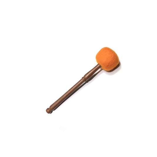 Orange Wood Striker Mallet For Singing Bowls And Gongs Healing Moments