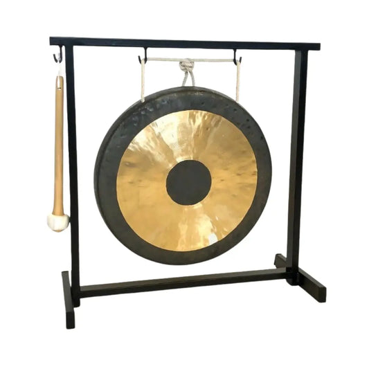Premium Chau Gong for Sound Healing, 80 CM, 32" gong with Solid, Flummy, Friction & Whale Mallets Healing Moments