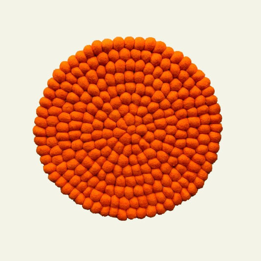 Singing Bowls Mat Orange Healing Moments